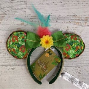 Authentic Disney Parks - Minnie Mouse Main Attraction - Tiki Room Ears - NWT